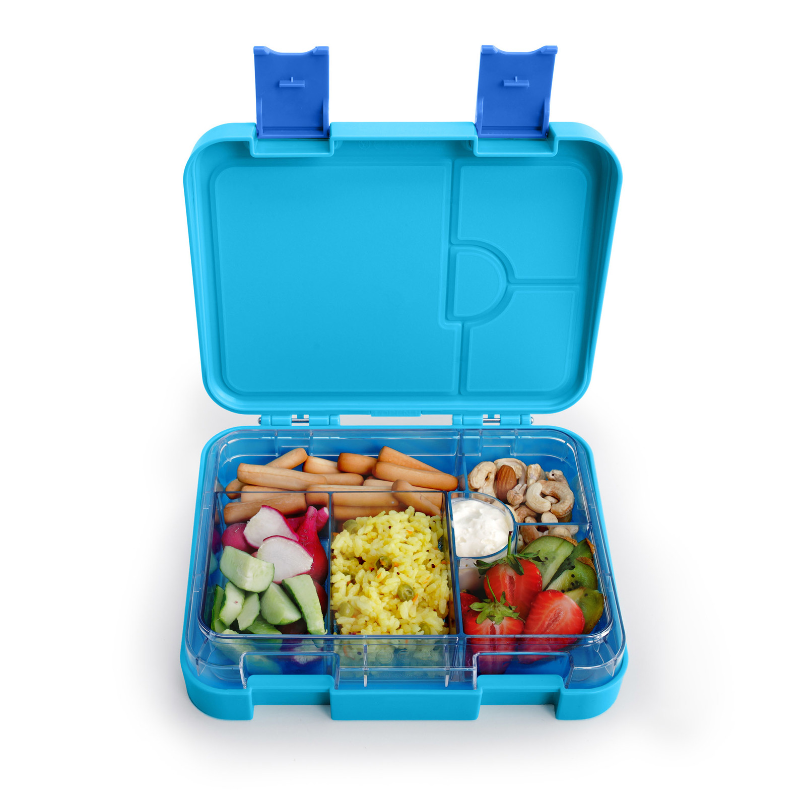 Bento Lunch Box Transformer 2 in 1 Leak Proof 6 Compartments Can Turn to 4, Big - £13.36 GBP