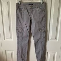 White House Black Market Women's Cargo Jeans Gray Size 10 - $19.80