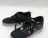Heelys Boys Wheeled Black Green Skate Shoes Size 5 Youth - $31.68