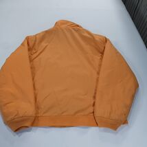 LL Bean Fleece Lined Warm Up Jacket Yellow Vintage USA Outdoor Chest Measured 48 image 2