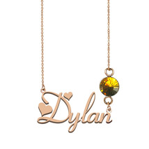 Last Name Necklace, Noel Name Necklace, Dylan Name Necklace Best Christmas Gift  - £14.17 GBP
