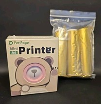 PeriPage Mini A6 Thermal Printer Pictures Labels Receipts Plus 6 Rolls o... - $39.59