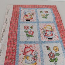 Girls Single Handmade Pillowcase 2 Sided Girls Bonnet Spring Flowers Mul... - $9.75