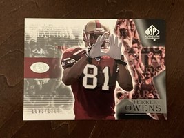 Terrell Owens 2003 Sp Authentic Star Status Card #127 1093/1200 $2.88 B3G1 - £2.29 GBP