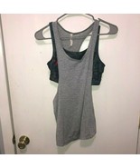 Mondetta Women&#39;s Camo Criss Cross Back Bra W/ Tank Top Workout Yoga SZ S... - $9.89