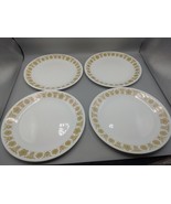 Corning Ware Corelle Butterfly Gold Dinner Plates 10.25&quot; Vintage Set Of 4 - $361.72 MXN