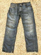 Levis 559 Jeans Men 36x32 Blue Relaxed Straight Wide Leg Denim Baggy Gru... - £35.47 GBP