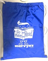 &quot;Go Places. Read.&quot; Program by Mervyn&#39;s Department Store Drawstring Bag - $455.21 MXN
