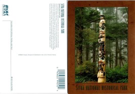 Alaska Sitka National Historic Park Yaadaas Crest Corner Pole VTG Postcard - £7.44 GBP