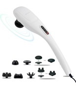 Megawise Handheld Back Massager | Deep Tissue Percussion, Pearl White 6F... - $733.34 MXN