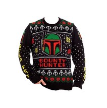 Disney Star Wars Boba Fett Bounty Hunter Holiday Ugly Sweater- Geeknet - £39.95 GBP