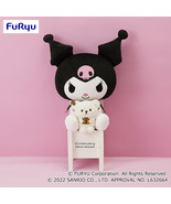 Japan Sanrio Koguma&#39;s Bon Voyage x Kuromi with Teddy Bear Plush - 30cm B... - $890.40 MXN