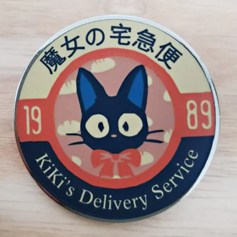 Studio Ghibli Miyazaki Hayao Kiki&#39;s Delivery Service Anime Lapel Pins Backpack - £6.43 GBP