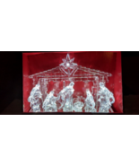 Musical Nativity Scene LED Light Sound Christmas Sculpture Figurines Bab... - $40.53 CAD