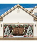Christmas Garage Door Cover Banner 13x6ft - Holiday Outdoor Decoration with - $27.99