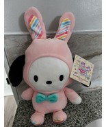 NWT Sanrio Hello Kitty And Friends Pochacco 2024 Easter Pink Bunny Plush... - £16.02 GBP