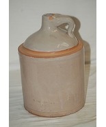 Old Vintage Antique Primitive Stoneware Crock Art Pottery Jug Jar Countr... - £31.13 GBP