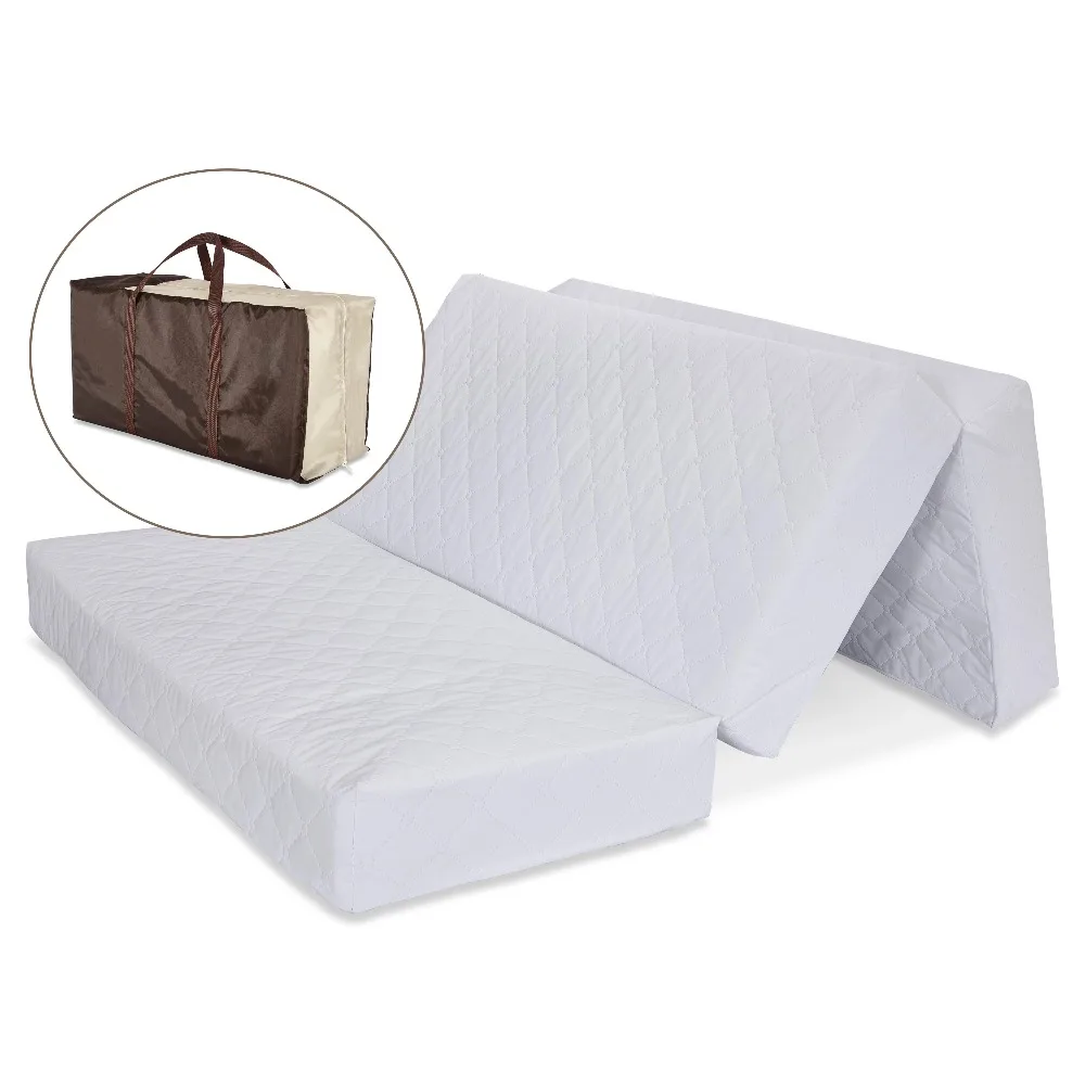 Mattress, crib 2 inch portable crib mattress with travel bag and high-density - £159.45 GBP