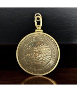 The Royal Life Saving Society Bronze Medal 12k Gold Plated Rim Awarded i... - $24.74