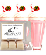 Strawberry Milkshake Scented Candle Melts X Strong 80hr Clam Packs - $360.79 MXN+