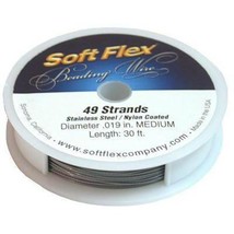 Soft Flex .019 in 30 ft Best Beading Wire 49 Strands - £13.28 GBP