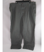 Dockers Men&#39;s Gray Classic Fit Flat Front Bootcut 100% Cotton Pants Size... - €13,58 EUR