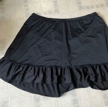 Swimsuits for All Swim Ruffled Skirt Black Plus Size 32 Modest Built In ... - $25.02