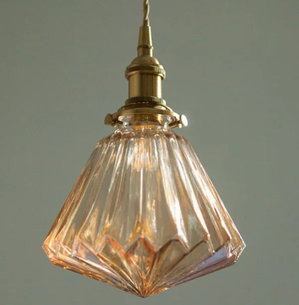 Gl Pendant Light  Pendant Lamp Copper Lamp ss Creative Minimalist E27 Transparen - £228.71 GBP