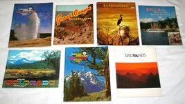 Lot 7 Vintage US National Parks &amp; State Photo Guide Books GRAND CANYON Colorado+ - £15.47 GBP