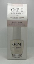 OPI Gel Break 2 Sheer Color Treatment System NTR05 - 15ml/0.5 oz - Barely Beige - £10.88 GBP