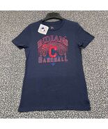 Cleveland Indians Guardians Shirt Youth XL 16 Blue Majestic Short Sleeve... - $26.35 CAD