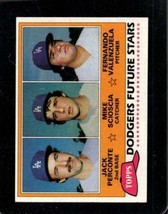 1981 Topps #302 Jack PERCONTE/MIKE SCIOSCIA/FERNANDO Valenzuela Exmt (Rc *X92258 - £20.77 GBP