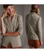 ANTHROPOLOGIE  Maeve Collegiate Knit Houndstooth Soft Blazer Jacket size XS - €41,96 EUR