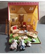 Calico Critters Sylvanian Family Cozy Cottage Cherry Cruiser Figures 18pc Koala - $125.00