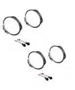 Camaro Speaker Mounting Kit with Wire Harness for 2016-2024 Models - $188.16 CAD