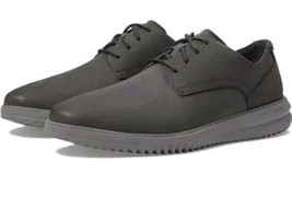 Cole Haan Grand+ Plain Toe Oxford Dress Shoes Magnet Nubuck Grey C36936 Size 8.5 - £47.58 GBP