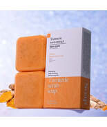Frosted Handmade Cleansing Bath Turmeric Soap - $14.71 CAD+