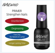 Nailwind Air Dry Nail Primer - Disinfect &amp; Degrease - Longer Lasting Nai... - $2.00