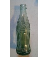 000 Vintage Coca Cola Green Glass 6 1/2 oz bottle Akron Ohio - £10.27 GBP