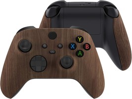 Extremerate Side Rails Grips Shell For Xbox Core Wireless Controller, Wood Grain - £29.90 GBP