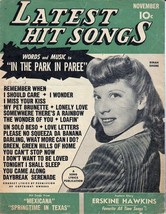 Latest Hit Songs Lyric Magazine 1945 Dinah Shore Exclusive Words AND Music - £8.61 GBP