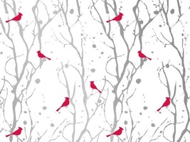 Silvery Woods Metallic Christmas Tissue Paper 20x30&quot; Set of 12 - $7.43
