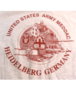 DISCONTINUED UNITED STATES ARMY MEDDAC HEIDELBERG GERMANY UNIT SHIRT LARGE - €73,58 EUR