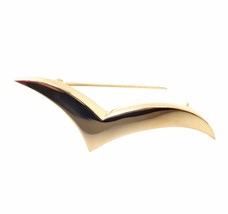 Authentic Tiffany &amp; Co. 18k Yellow Gold Seagull Bird Pin Brooch - $945.00