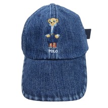 Polo Ralph Lauren Bear Dark Denim Baseball Hat Cap OS Adjustable NEW - £47.33 GBP
