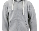 Men&#39;s Heavyweight Thermal Zip Up Sherpa Lined Hoodie Sweater Jacket - 3XL - £20.56 GBP
