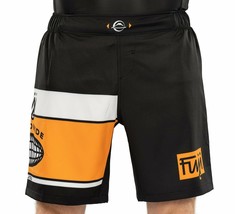 Fuji MMA BJJ Mens No Gi Electric Grappling Competition Fight Shorts - Black - £36.63 GBP