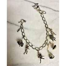Vintage 925 Sterling Silver Charm Bracelet Sky - $81.08