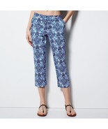 MILLY for DesigNation Capri PANTS Size: 6 (SMALL) New SHIP FREE Floral C... - £70.76 GBP