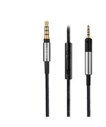 6.5ft Nylon Audio Cable w/Mic For Sennheiser HD598 Cs SR SE HD599 HD 569... - $19.79